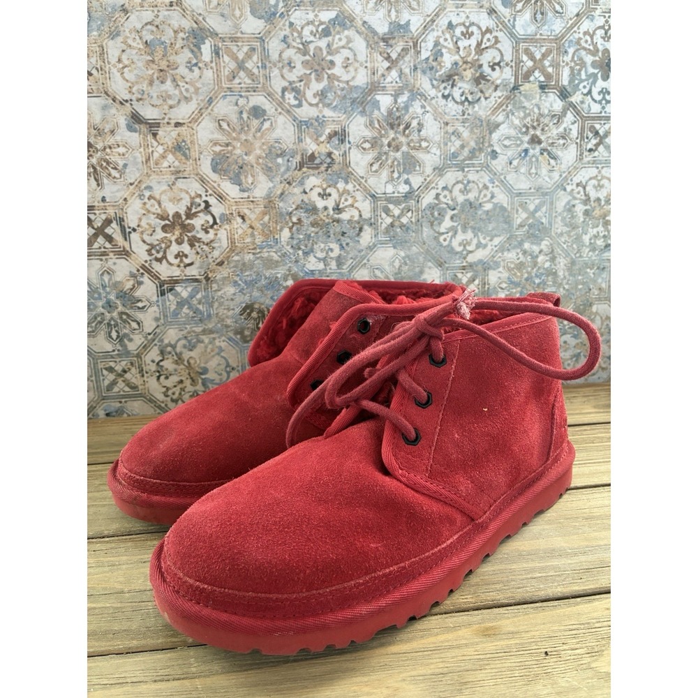 UGG Neumel Red Boots Womensโ 7 Preppy